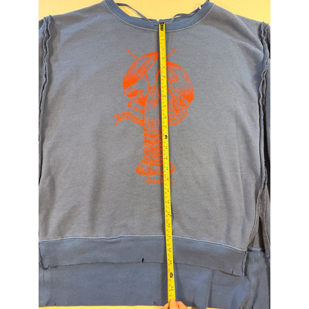 Free People We The Free Camden Lobster Graphic Sweatshirt Size M - Picture 4 of 10